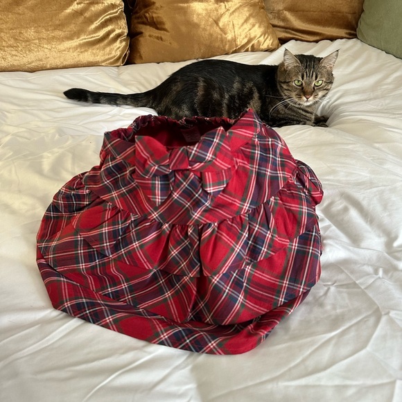 Gymboree Red Plaid Ruffle Skirt - Picture 4 of 5